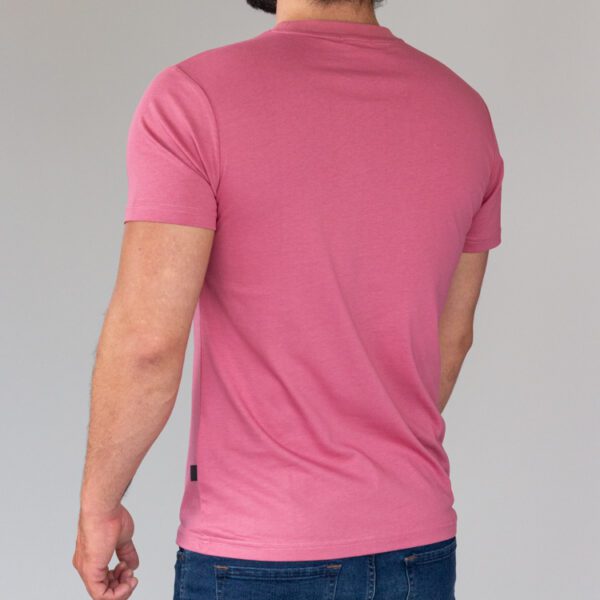 playera rosada estructura plana marca carven slim 144214 216200 4