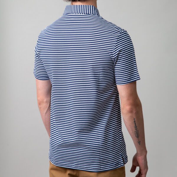 polo azul estructura l neas horizontales marca carven slim 149928 249597 3