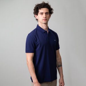 polo azul pa estructura manga race marca carven slim 149940 249594 1