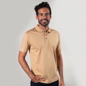 polo beige estructura plana marca carven slim 152381 270479 1