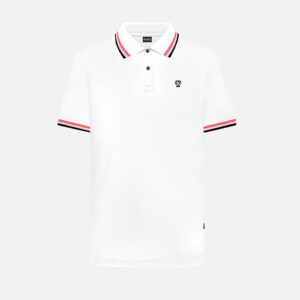 polo blanca estructura contraste marca dante slim 156642 300727 1