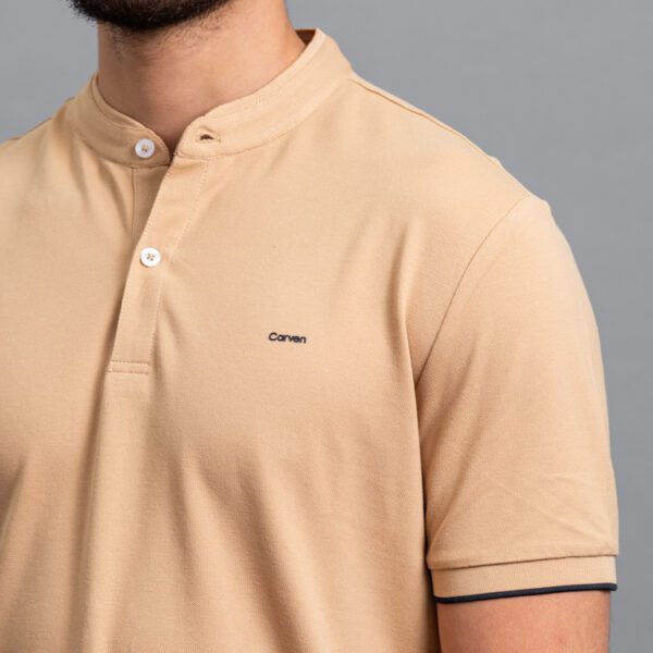 polo caf estructura contraste marca carven slim 155746 296546 2