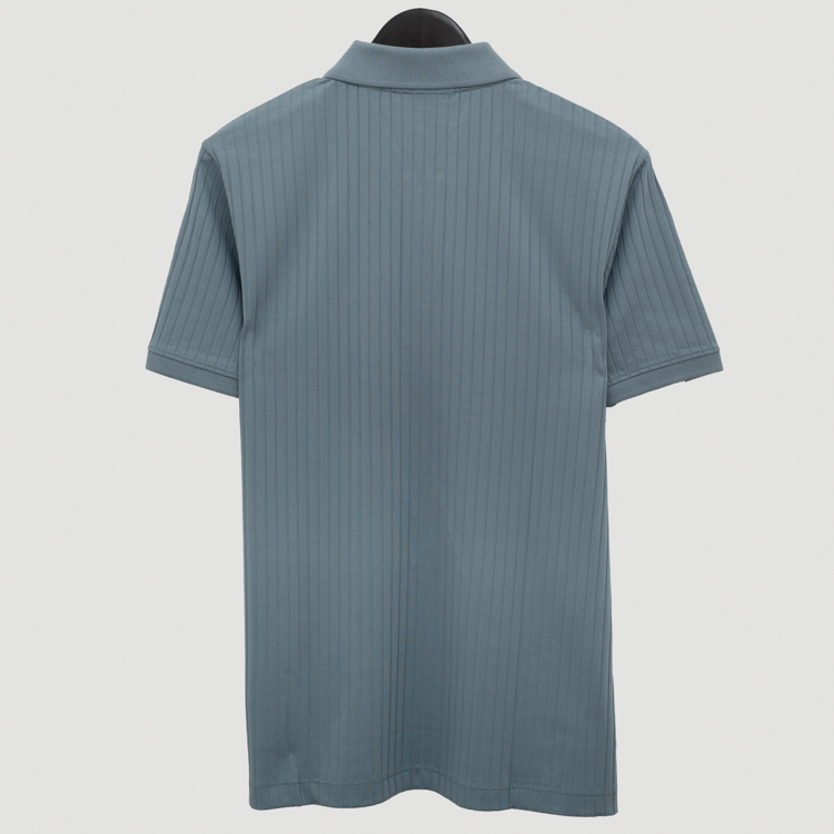 polo celeste estructura labrada marca perry ellis cl sico 159872 CELESTE 4