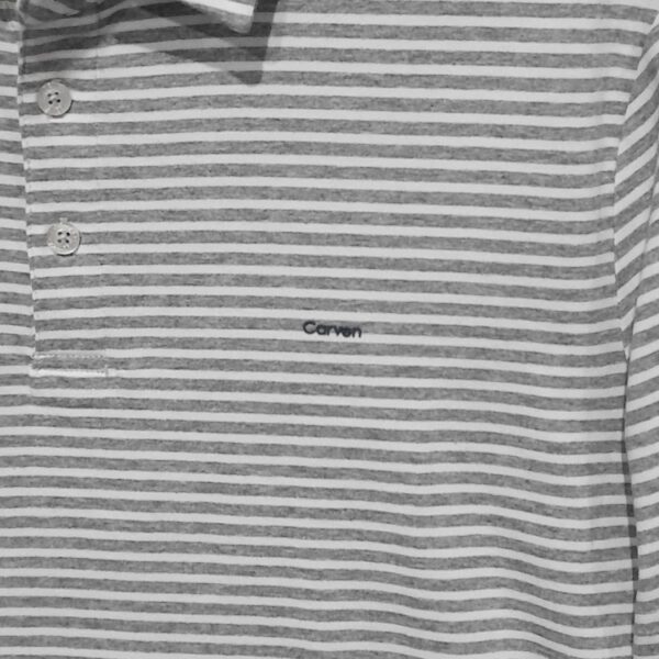 polo gris diseno de lineas marca carven cl sico 147507 237786 3