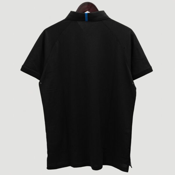 polo negra estructura labrada marca perry ellis slim 154391 293687 3