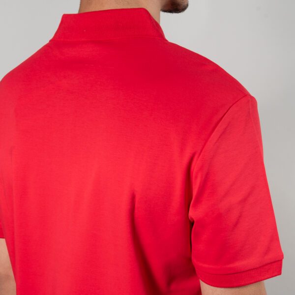 polo roja estructura plana marca carven slim 150871 270494 3