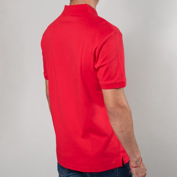 polo roja estructura plana marca carven slim 150871 270494 4