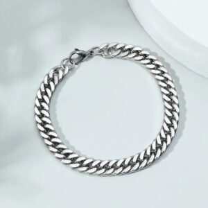 pulsera gris estilo barbada marca calak cl sico 142181 202096 1