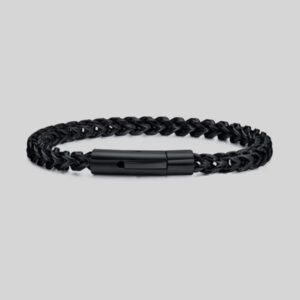 pulsera negra estilo black deluxe marca calak cl sico 142214 202068 1