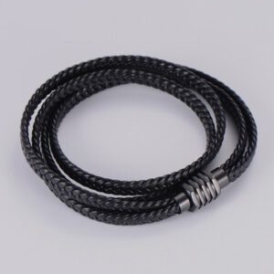 pulsera negra estilo monaco marca calak cl sico 142206 202089 1