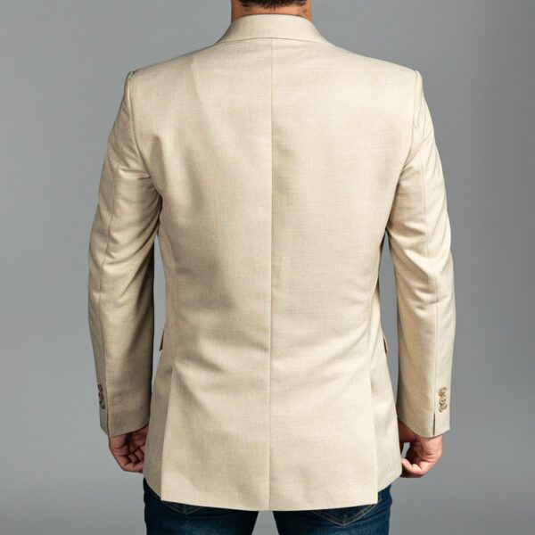 saco beige estructura labrada marca smart cl sico 156402 317842 3