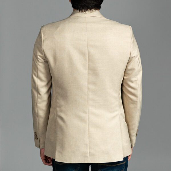 saco beige estructura labrada marca smart slim 156392 317844 3