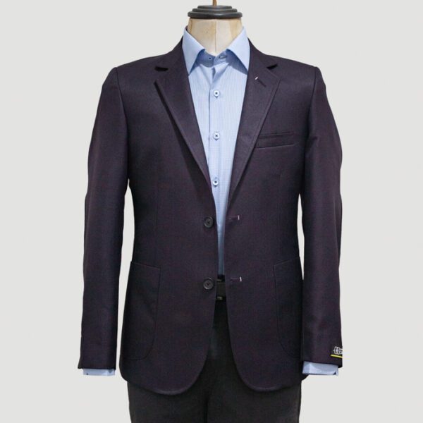 saco morado estructura labrada marca business casual slim 145181 224719 1