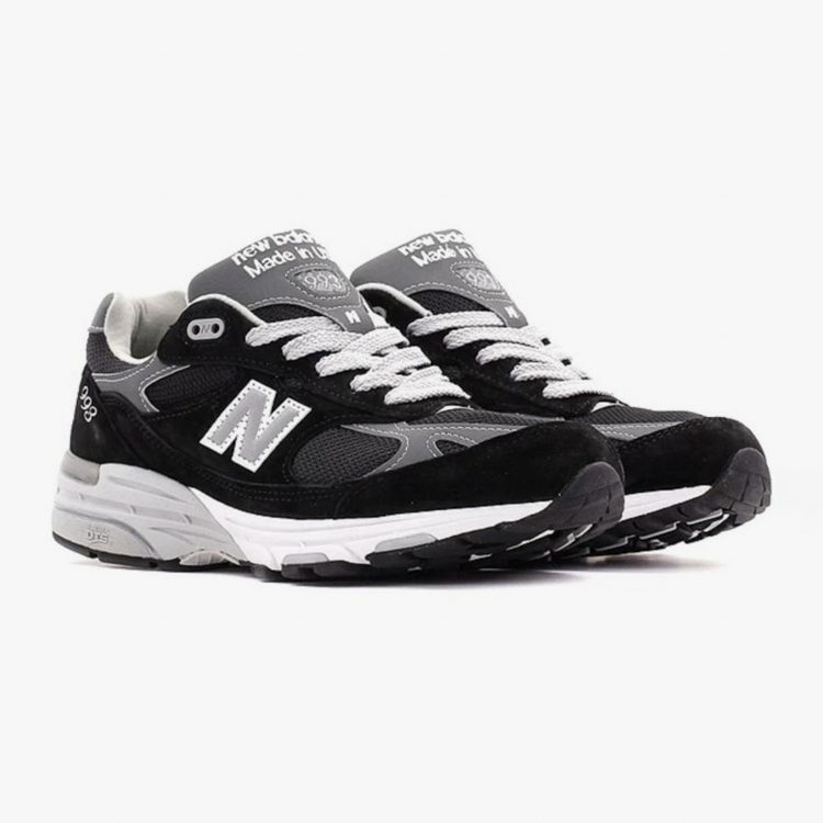 sneakers negro estilo mr993bk d marca new balance cl sico 159456 326501 1