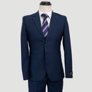 traje azul estructura labrada marca emporium slim 148686 253055 1