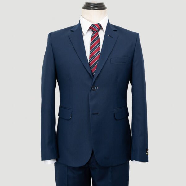 traje azul estructura labrada marca emporium slim 148858 261042 1