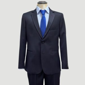 traje azul estructura labrada marca smart slim 145598 225776 1