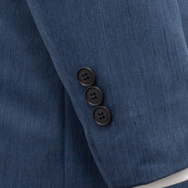 traje azul estructura labrada marca smart slim 161262 AZUL PA 3