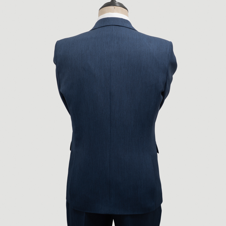 traje azul estructura labrada marca smart slim 161262 AZUL PA 4