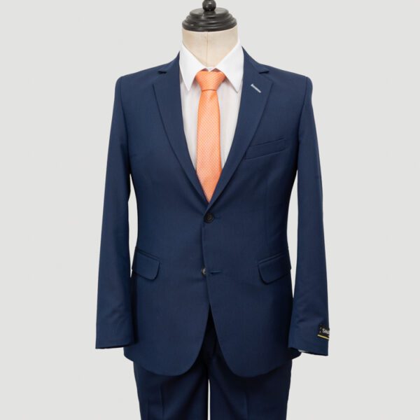 traje azul pavo estructura plana marca smart slim 152918 298908 1