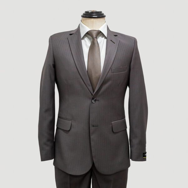 traje gris estructura labrada marca smart slim 139110 195029 1