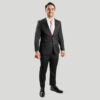 Traje gris oxford estructura labrada marca Smart clásico | 139067