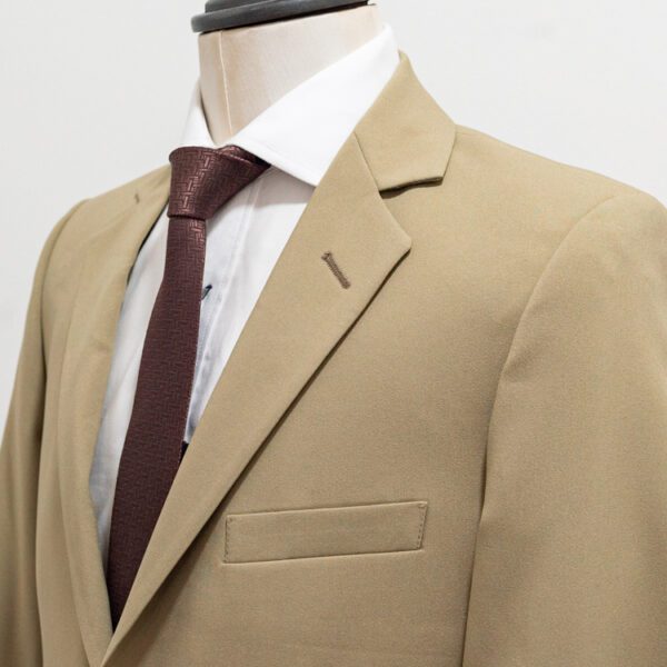 traje khaki estructura labrada marca smart slim 144000 214051 2