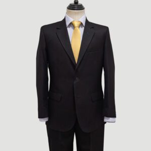 traje negro estructura labrada marca smart cl sico 139099 195031 1