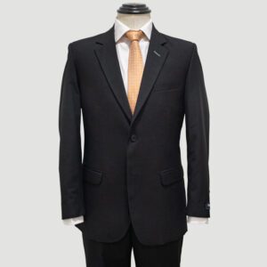 traje negro estructura labrada marca smart cl sico 145200 224715 1