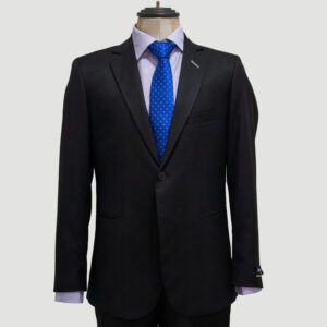 traje negro estructura labrada marca smart slim 144955 219518 1