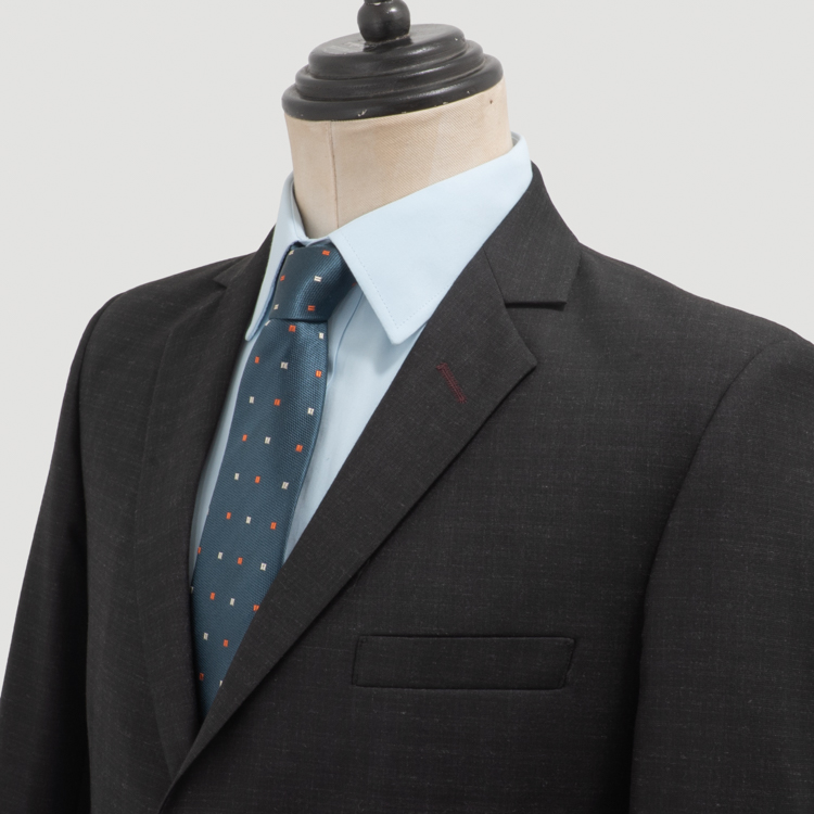 traje negro estructura plana marca smart cl sico 161234 NEGRO 2