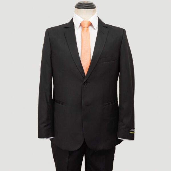 traje negro estructura plana marca smart slim 148045 298940 1