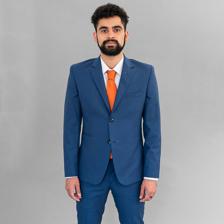 Traje sipson estructura plana marca Emporium slim | 131553