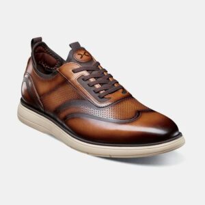 zapatos cognac estilo edgew00d marca stacy adams cl sico 155562 315583 1