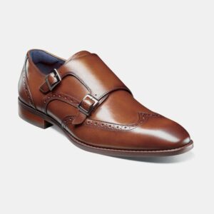 zapatos cognac estilo karson marca stacy adams cl sico 155554 315584 1