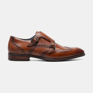 zapatos cognac estilo karson marca stacy adams cl sico 155554 315584 2